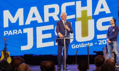 Governador Caiado vai à Marcha para Jesus 2026, em Goiânia