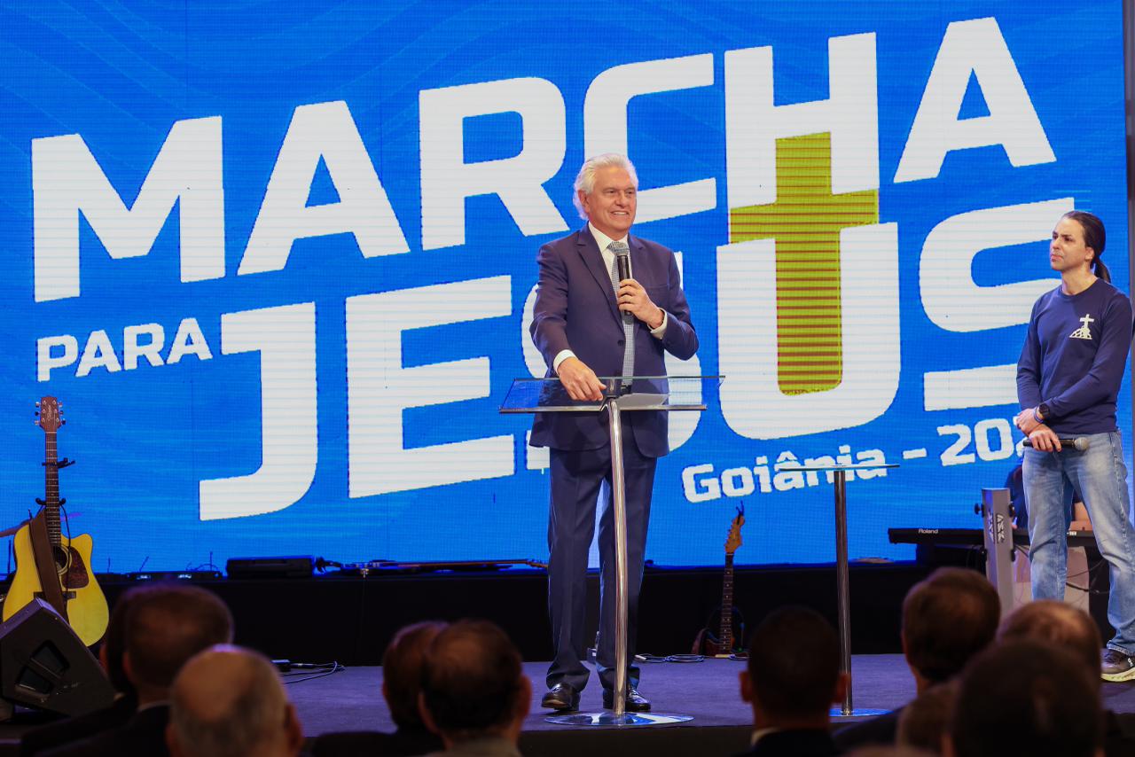 Governador Caiado vai à Marcha para Jesus 2026, em Goiânia