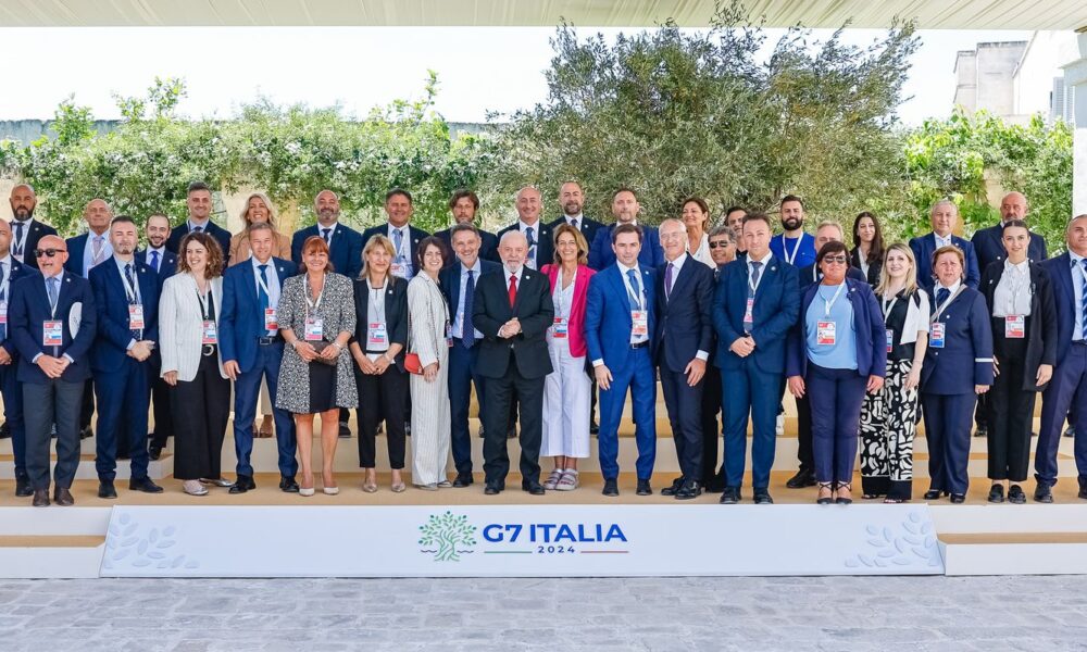 No G7, Lula cobra empenho dos países ricos diante de desigualdades