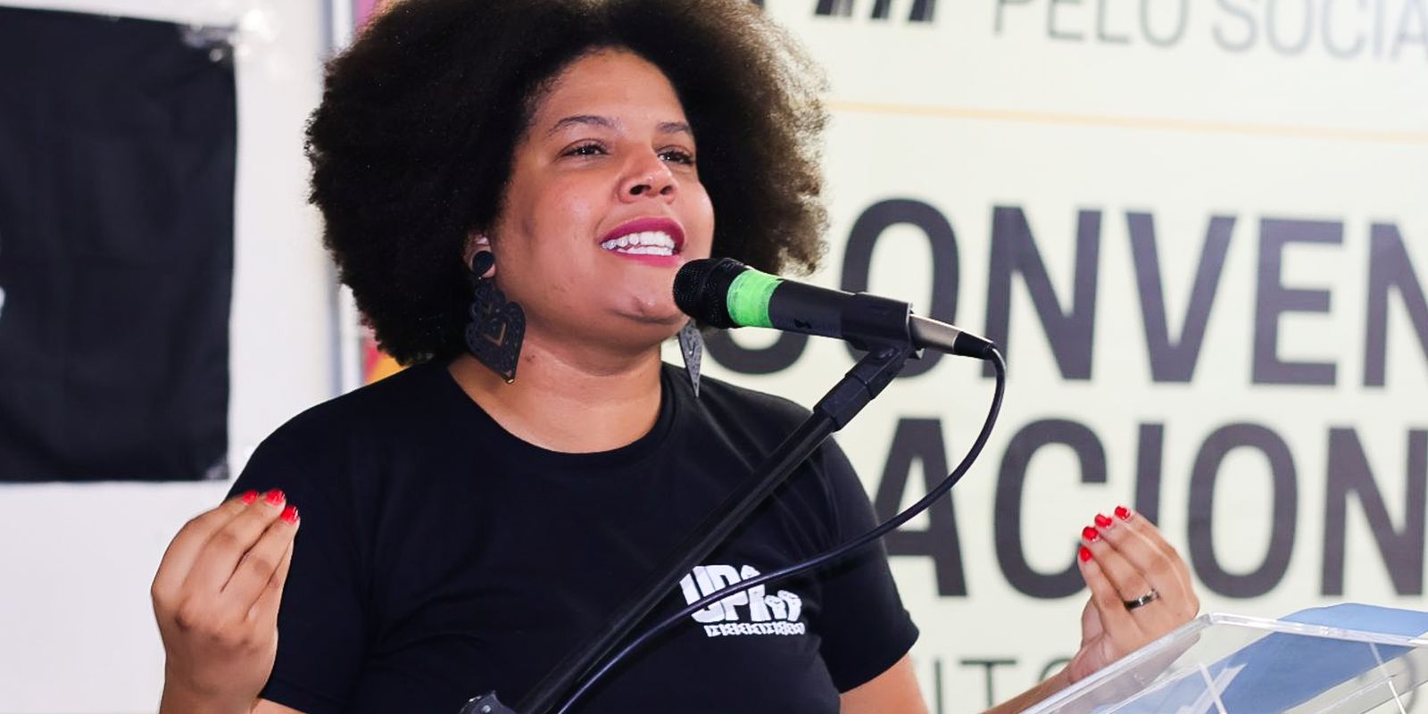 Samara Martins é a candidata do União Popular ao pleito presidencial